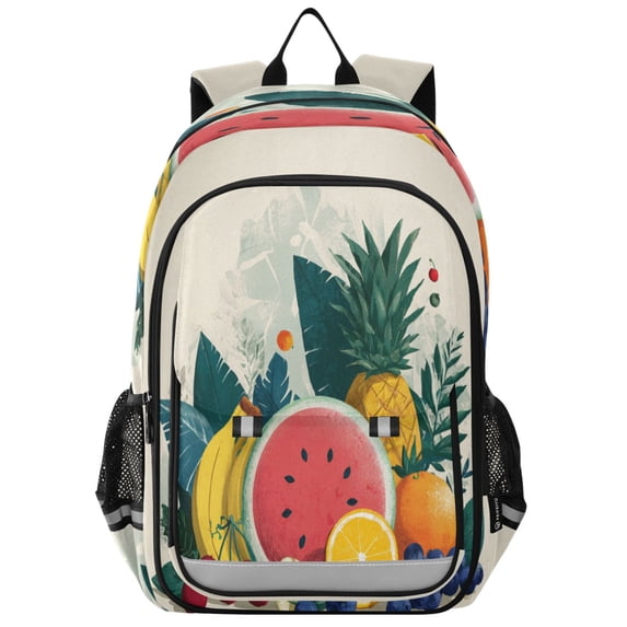 Backpack 12.9 *5.1 * 17.7 Inches Outing Backpack, Shopping Backpack, Travel Backpack Vibrant Fruit