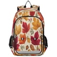 thumbnail image 1 of Backpack 12.9 *5.1 * 17.7 Inches Outing Backpack, Shopping Backpack, Travel Backpack Yellow Leaves, 1 of 7
