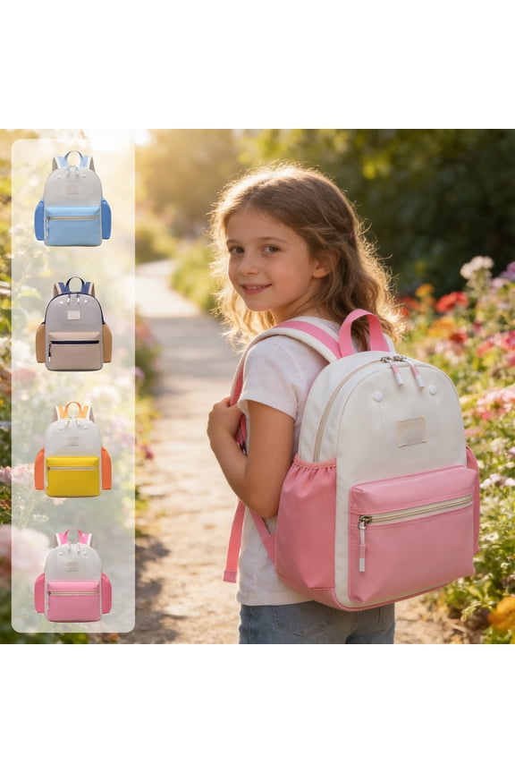 Backpack 13 Inch Flower Print Lightweight Travel Backpack PU Leather Large Capacity for College Teens Adults by Xuniizn