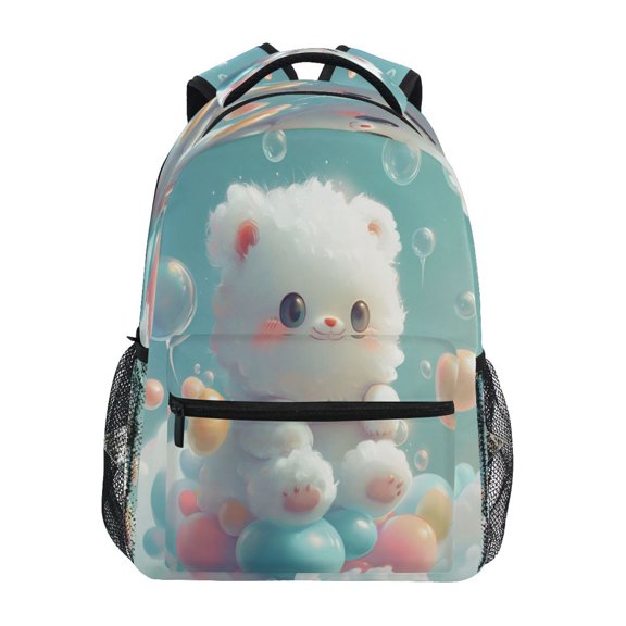 Backpack 16x11.4x6.9 Inches Fashion Backpack Shopping Travel Outing Backpack A Cartoon Bear
