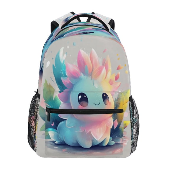 Backpack 16x11.4x6.9 Inches Fashion Backpack Shopping Travel Outing Backpack A Cartoon Dragon