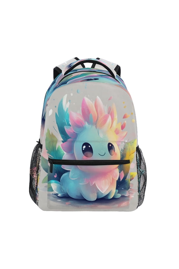 Backpack 16x11.4x6.9 Inches Fashion Backpack Shopping Travel Outing Backpack A Cartoon Dragon