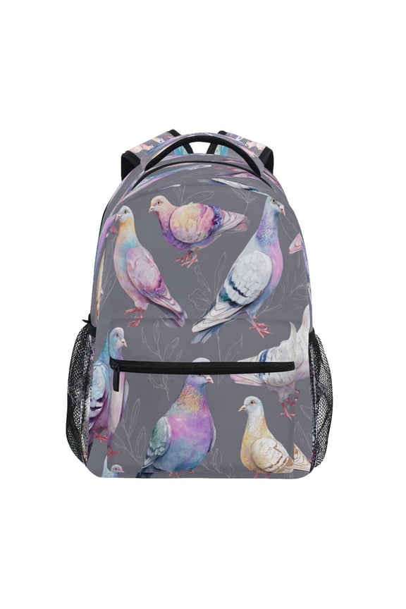 Backpack 16x11.4x6.9 Inches Fashion Backpack Shopping Travel Outing Backpack Beautiful Pigeon