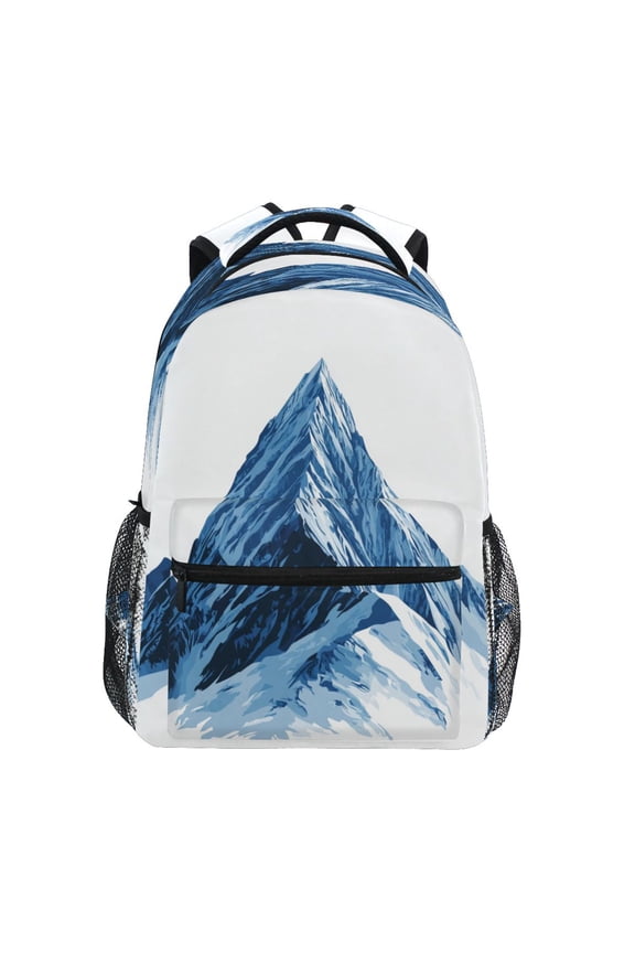 Backpack 16x11.4x6.9 Inches Fashion Backpack Shopping Travel Outing Backpack Blue Peak