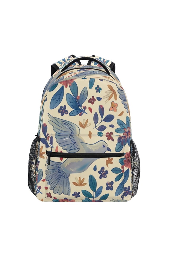 Backpack 16x11.4x6.9 Inches Fashion Backpack Shopping Travel Outing Backpack Cartoon Pigeon