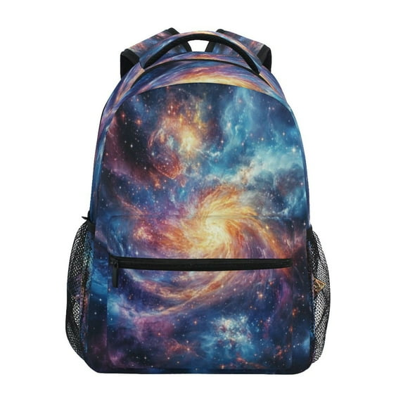 Backpack 16x11.4x6.9 Inches Fashion Backpack Shopping Travel Outing Backpack Color Milky Way Picture