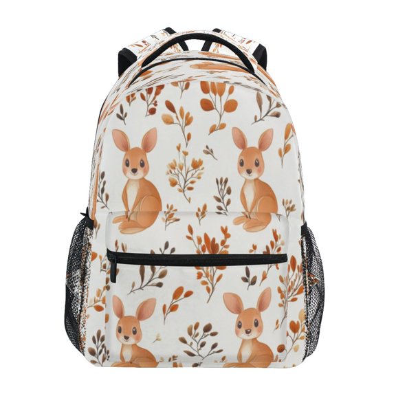 Backpack 16x11.4x6.9 Inches Fashion Backpack Shopping Travel Outing Backpack Cute Cartoon Kangaroo