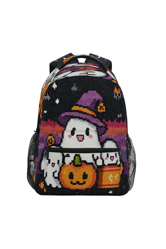 Backpack 16x11.4x6.9 Inches Fashion Backpack Shopping Travel Outing Backpack Cute Ghosts