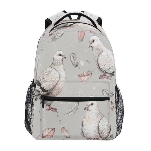 Backpack 16x11.4x6.9 Inches Fashion Backpack Shopping Travel Outing Backpack Cute Pigeon