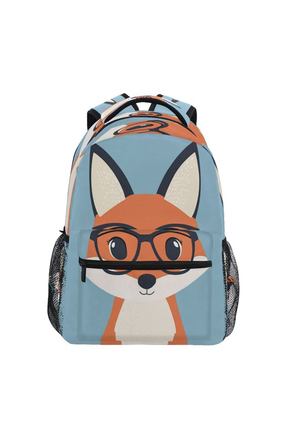 Backpack 16x11.4x6.9 Inches Fashion Backpack Shopping Travel Outing Backpack Cute Pretty Fox