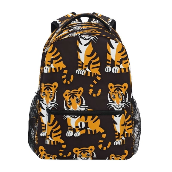 Backpack 16x11.4x6.9 Inches Fashion Backpack Shopping Travel Outing Backpack Cute Tiger