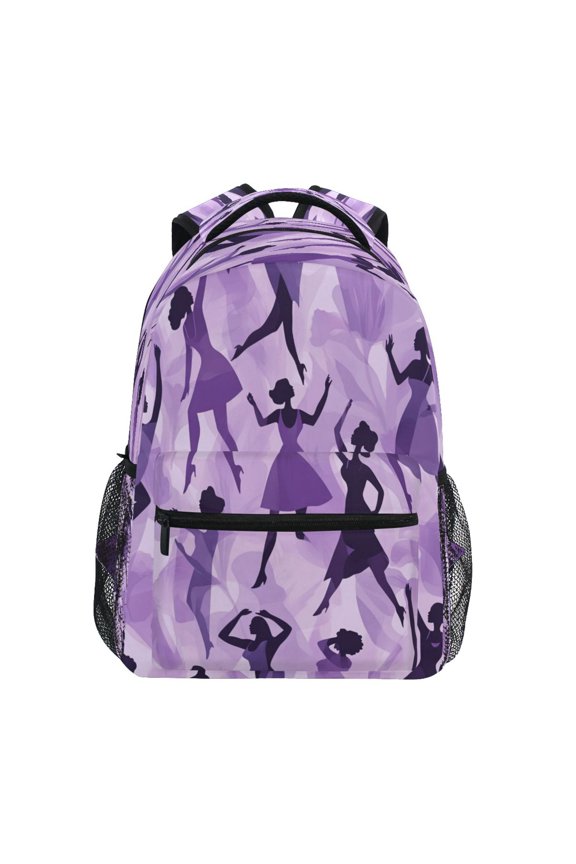 Backpack 16x11.4x6.9 Inches Fashion Backpack Shopping Travel Outing Backpack Dancing Human