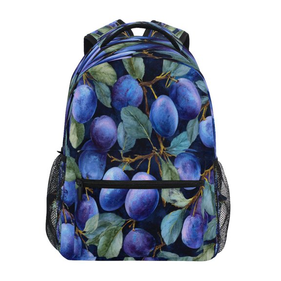 Backpack 16x11.4x6.9 Inches Fashion Backpack Shopping Travel Outing Backpack Deep Blue Plum