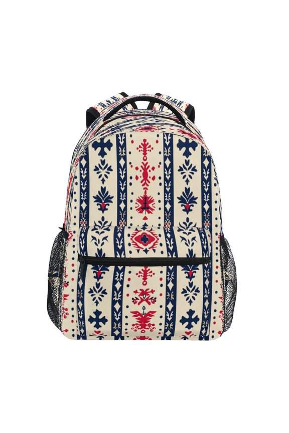 Backpack 16x11.4x6.9 Inches Fashion Backpack Shopping Travel Outing Backpack Finnish Pattern