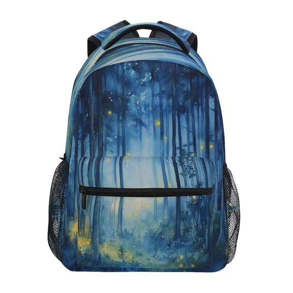 Backpack 16x11.4x6.9 Inches Fashion Backpack Shopping Travel Outing Backpack Firefly Forest