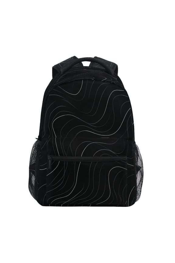 Backpack 16x11.4x6.9 Inches Fashion Backpack Shopping Travel Outing Backpack Flat Geometric Vector