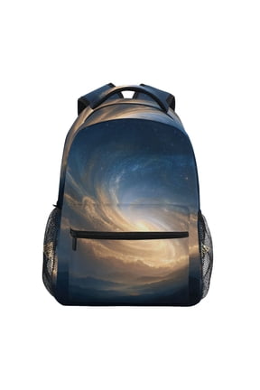Backpack 16x11.4x6.9 Inches Fashion Backpack Shopping Travel Outing Backpack Golden Galaxy