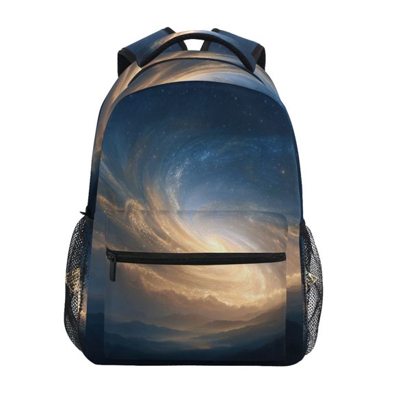 Backpack 16x11.4x6.9 Inches Fashion Backpack Shopping Travel Outing Backpack Golden Galaxy