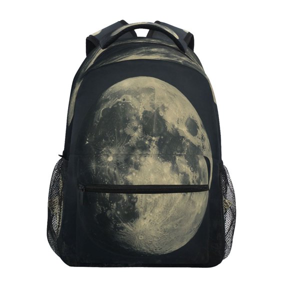 Backpack 16x11.4x6.9 Inches Fashion Backpack Shopping Travel Outing Backpack Gray Big Moon