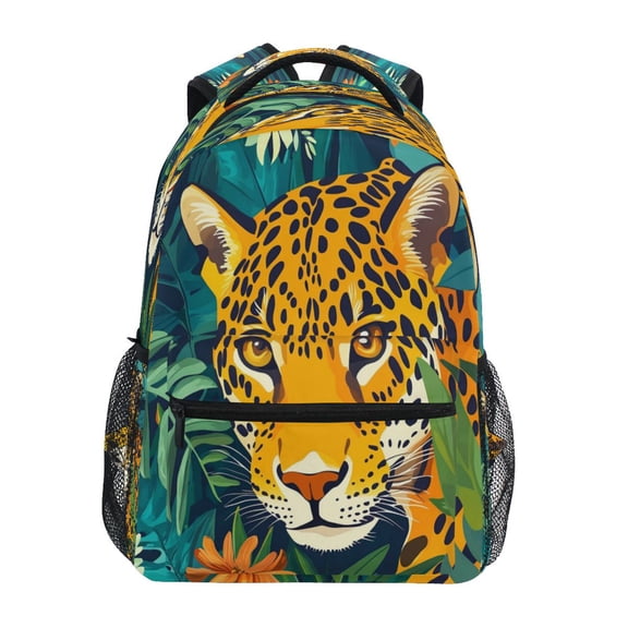 Backpack 16x11.4x6.9 Inches Fashion Backpack Shopping Travel Outing Backpack Jungle Cougar