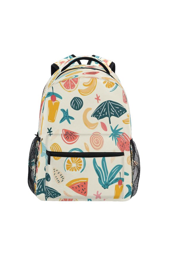 Backpack 16x11.4x6.9 Inches Fashion Backpack Shopping Travel Outing Backpack Lemon Watermelon