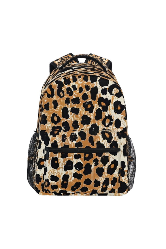Backpack 16x11.4x6.9 Inches Fashion Backpack Shopping Travel Outing Backpack Leopard Print