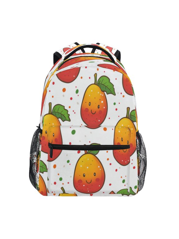 Backpack 16x11.4x6.9 Inches Fashion Backpack Shopping Travel Outing Backpack Lovely Smile Christmas Mango