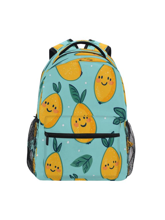 Backpack 16x11.4x6.9 Inches Fashion Backpack Shopping Travel Outing Backpack Lovely Smile Mango