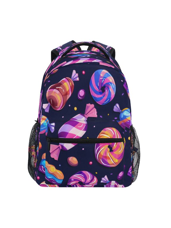 Backpack 16x11.4x6.9 Inches Fashion Backpack Shopping Travel Outing Backpack Magic Candy