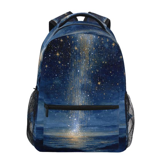 Backpack 16x11.4x6.9 Inches Fashion Backpack Shopping Travel Outing Backpack Meteor Sea