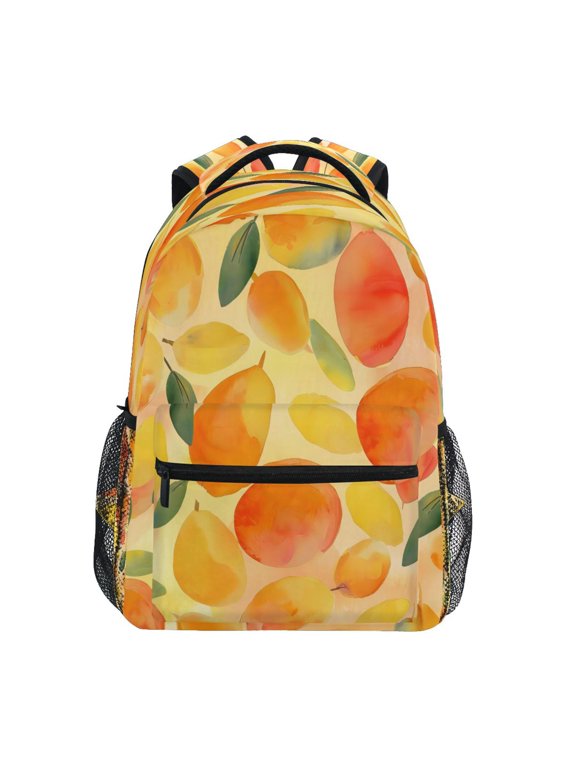 Backpack 16x11.4x6.9 Inches Fashion Backpack Shopping Travel Outing Backpack Orange Mango