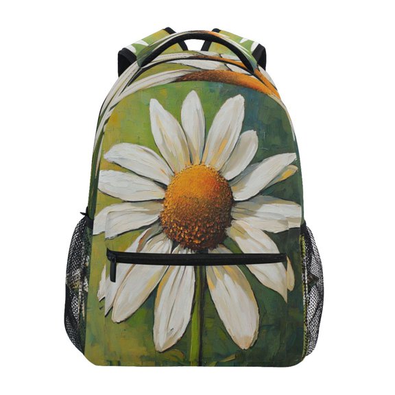 Backpack 16x11.4x6.9 Inches Fashion Backpack Shopping Travel Outing Backpack Picturesque Spring Flower