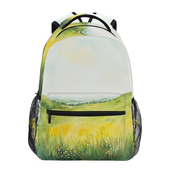Backpack 16x11.4x6.9 Inches Fashion Backpack Shopping Travel Outing Backpack Sea Of Flowers