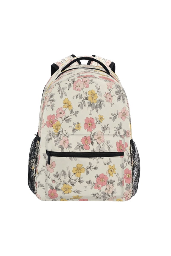 Backpack 16x11.4x6.9 Inches Fashion Backpack Shopping Travel Outing Backpack Small Floral Various Shades
