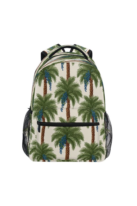 Backpack 16x11.4x6.9 Inches Fashion Backpack Shopping Travel Outing Backpack Stylized Palm Canopy