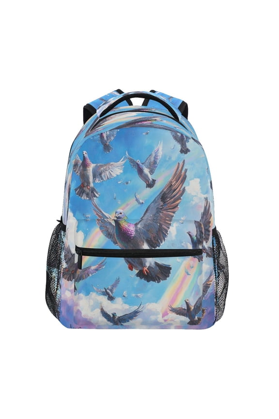 Backpack 16x11.4x6.9 Inches Fashion Backpack Shopping Travel Outing Backpack Super Cool Pigeon