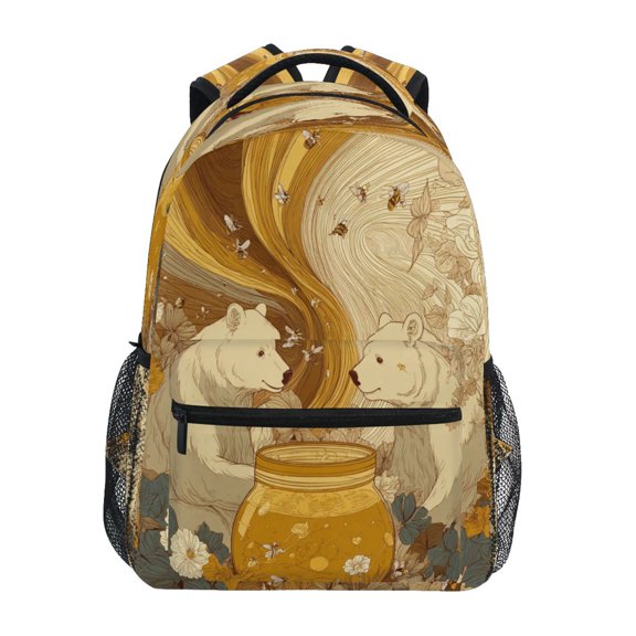Backpack 16x11.4x6.9 Inches Fashion Backpack Shopping Travel Outing Backpack Two Bears
