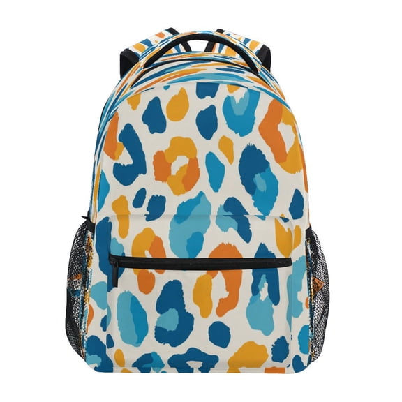 Backpack 16x11.4x6.9 Inches Fashion Backpack Shopping Travel Outing Backpack Vector Blue Spot Pattern