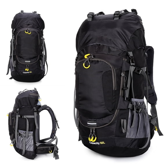 Backpack 60L Waterproof Hiking Backpack Camping Mountain Climbing Cycle Backpack Outdoor Sport Bag With Rain Cover