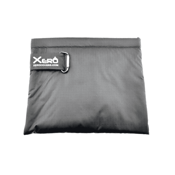 Backpack Accessory Sleeve Bag: Velcro Closure. Insulated. Lightweight. Water Resistant. Many uses for all ages. Made in a mountain town in Idaho (Black, Large)