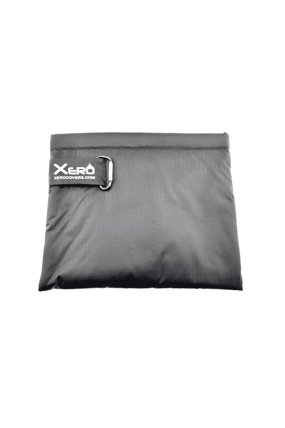 Backpack Accessory Sleeve Bag: Velcro Closure. Insulated. Lightweight. Water Resistant. Many uses for all ages. Made in a mountain town in Idaho (Black, Large)