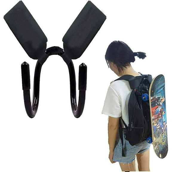 Backpack Attachment Carrier Hanger Rack Hook Holder for Carrying Mini Cruiser, Cruiser Board,Skateboard - Fit Most Backpacks - Easy to Use - No Backpack