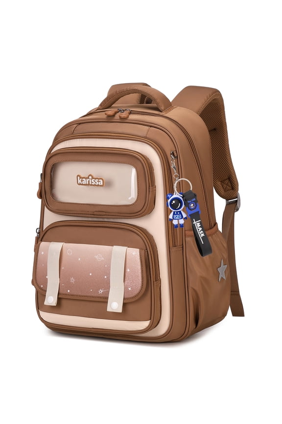 Boys Primary School Backpack,Ergonomic Bookbag for Ages 7-11 with Reflective Stripes,Water-Repellent Backpack