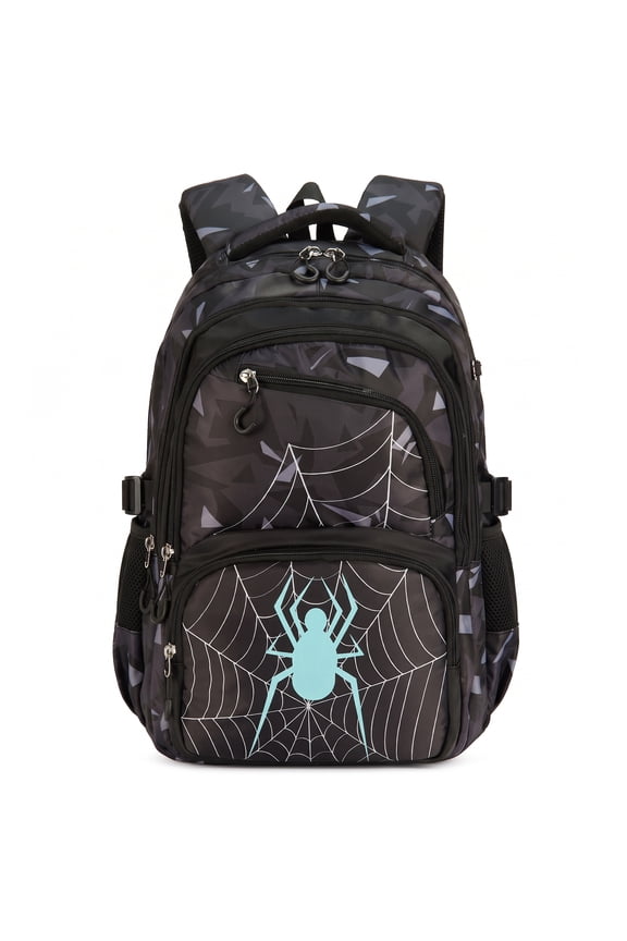 Boys School Backpack for Grades 3-8, Glow in The Dark Bookbag with Water-Repellent, Breathable School Bag for Kids