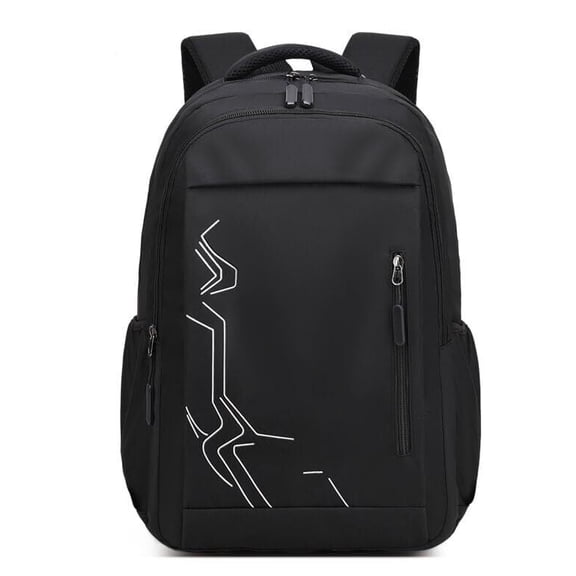 Boys School Backpack, Waterproof Lightweight Laptop Bookbag with Padded Straps,Breathable School Bag 28L for Grades 5-13 Black