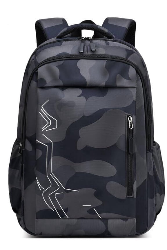 Boys School Backpack, Waterproof Lightweight Laptop Bookbag with Padded Straps,Breathable School Bag 28L for Grades 5-13 Camouflage