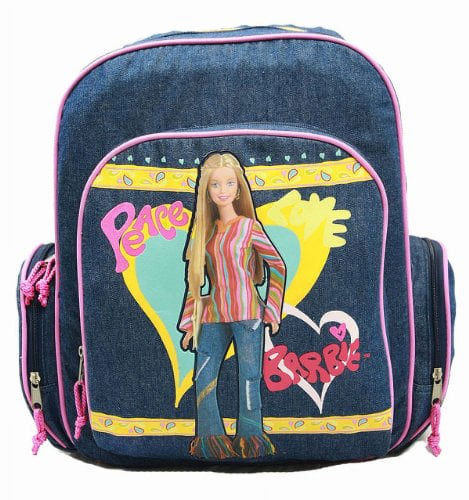 Backpack - Barbie - Denim - Blue (Large School Bag) New Book Girls 15984 - image 1 of 1
