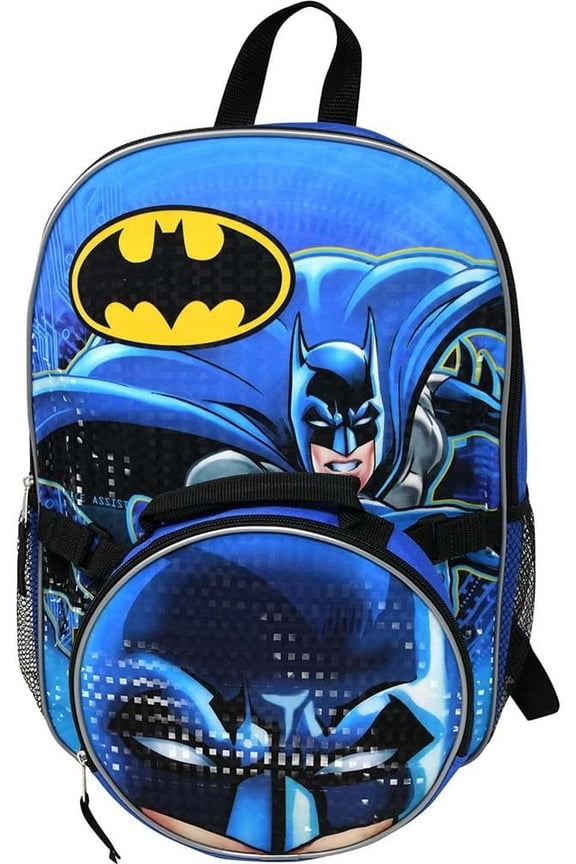 Backpack - Batman - w/lunch Round Face