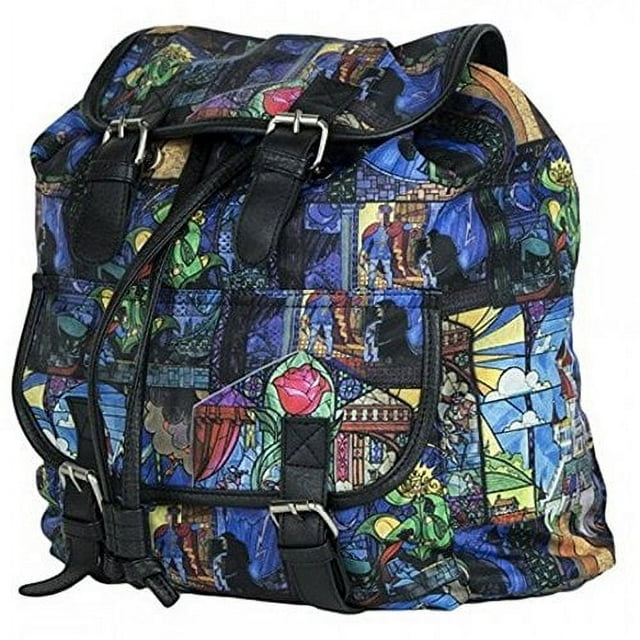 Backpack - - Beauty & the Beast Sublimated Knapsack School Bag bp2dvvdsp