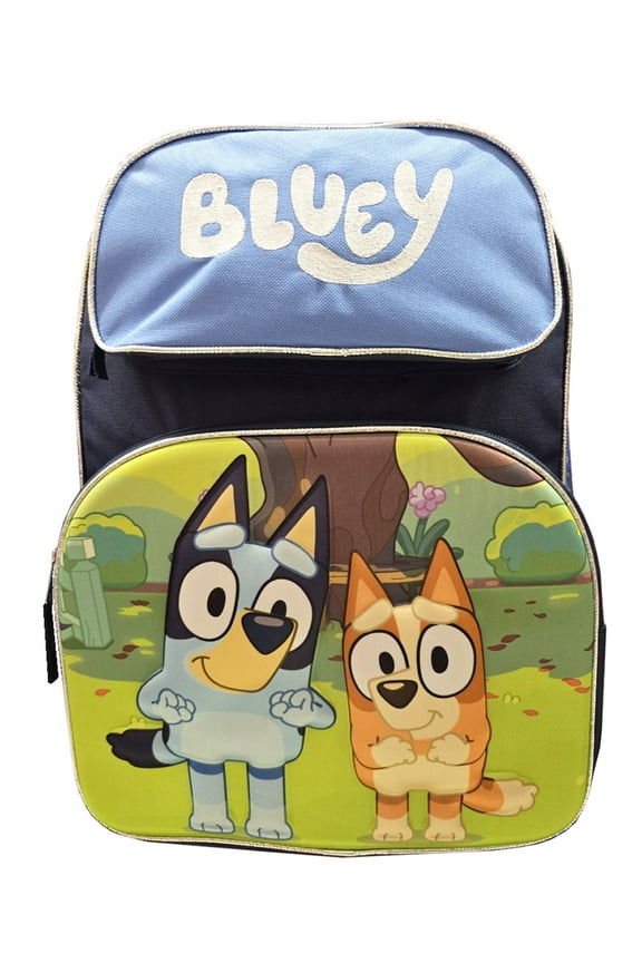 Backpack - Bluey - 2 Dogs in Park 3D Pop-ip